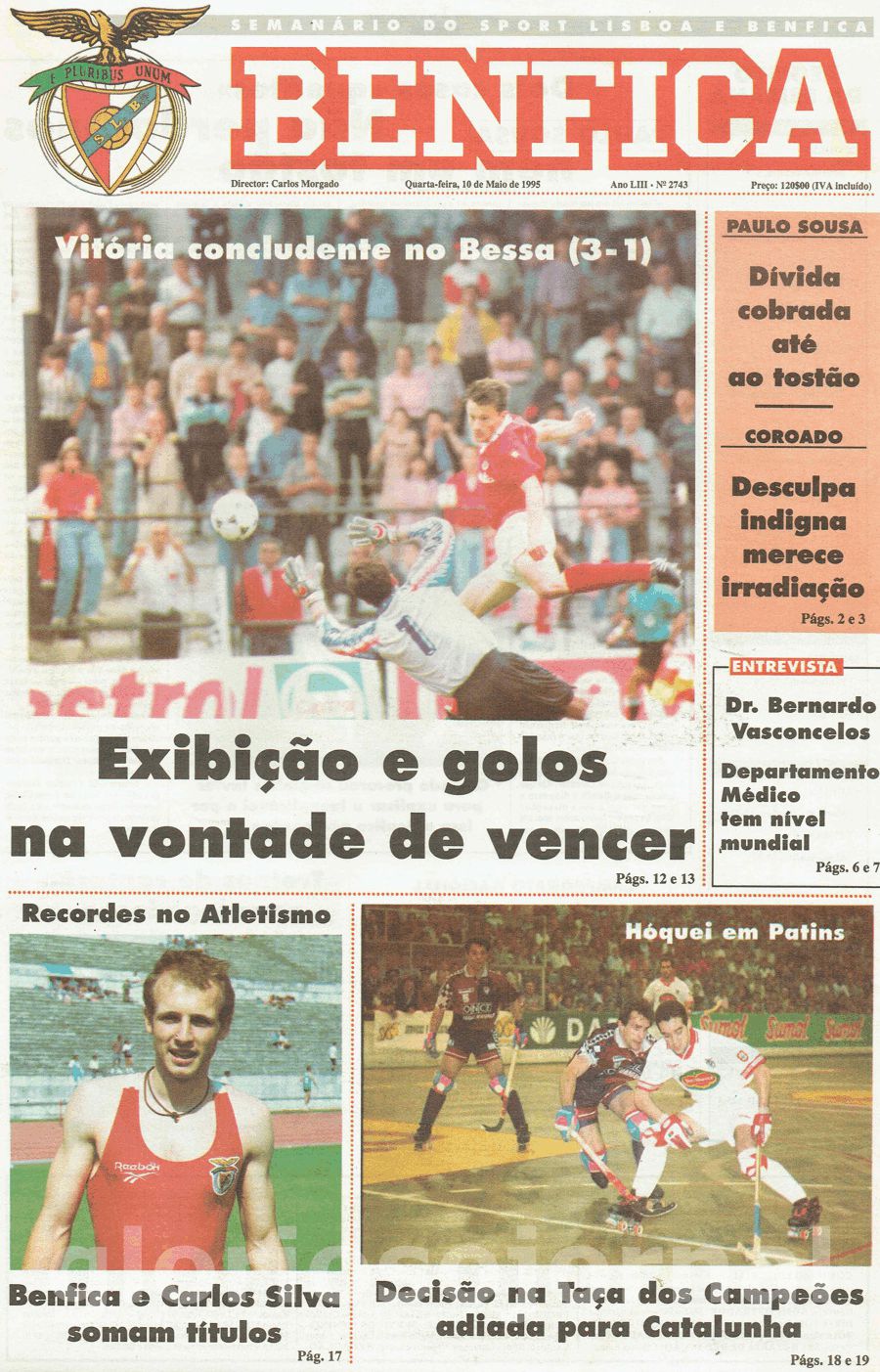 jornal o benfica 2743 1995-05-10